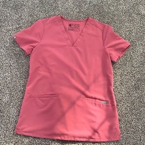 COPY - Pink Figs Scrub top